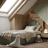 Łóżko Dziecięce Double Bed Dino - Podwójne Łóżko Tapicerowane Z Wysuwaną Szufladą Spania