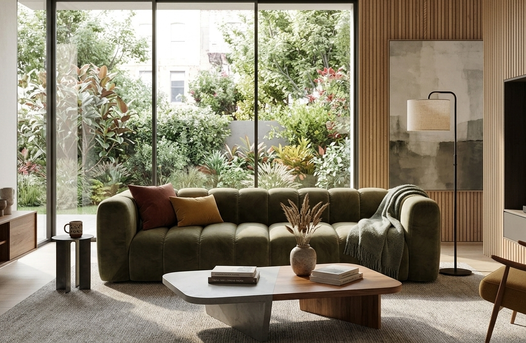Sofa modułowa tapicerowana Arand SL4+SP4 290cm