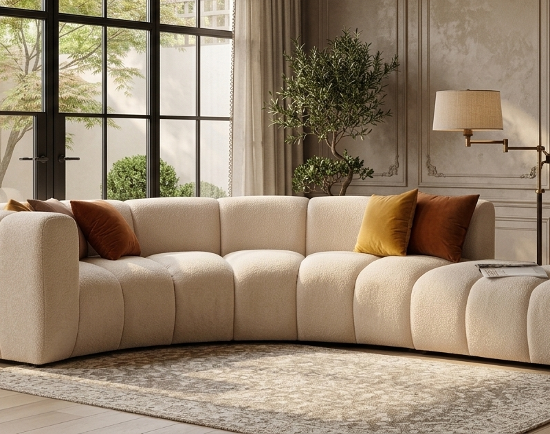 Nowoczesna sofa narożna modułowa tapicerowana Arand RL+R+P