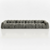 Nowoczesna Pikowana Sofa Modułowa Arand Line SL+S+S+SP - Duża Tapicerowana Kanapa 410 cm do Salonu