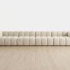 Nowoczesna sofa modułowa tapicerowana Arand SL+S+S+SP