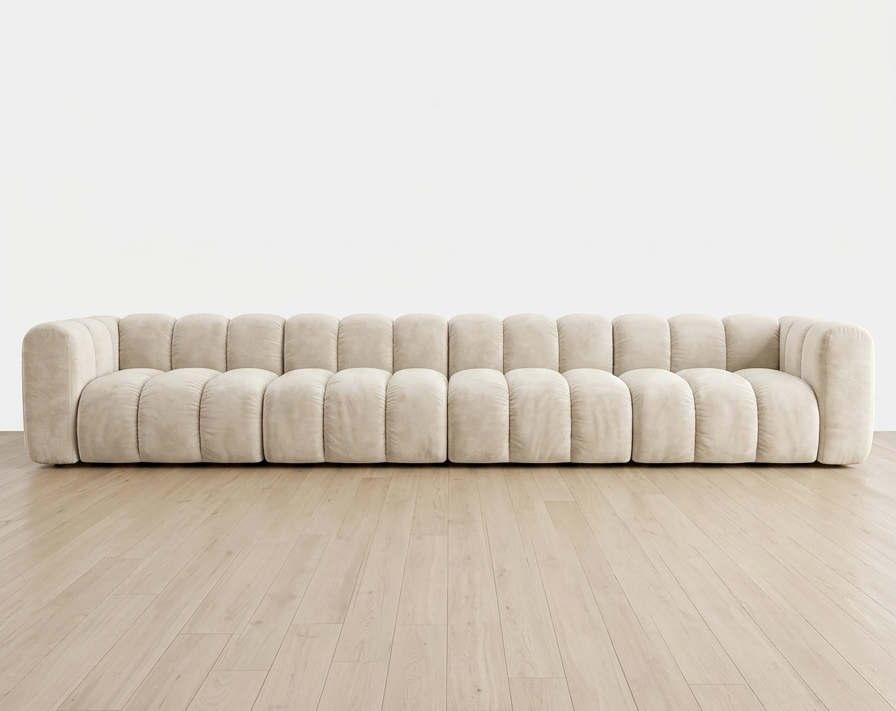 Nowoczesna sofa modułowa tapicerowana Arand SL+S+S+SP