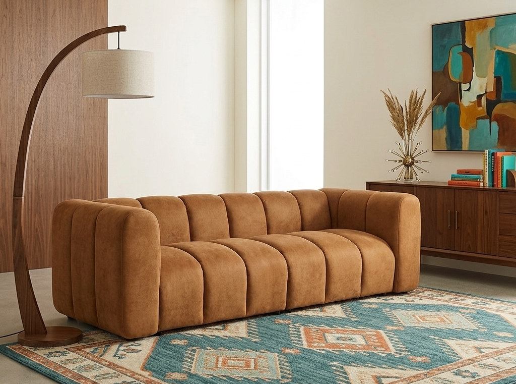 Sofa Modułowa Tapicerowana Arand SL+SP - Kompaktowa Kanapa Prosta Do Salonu