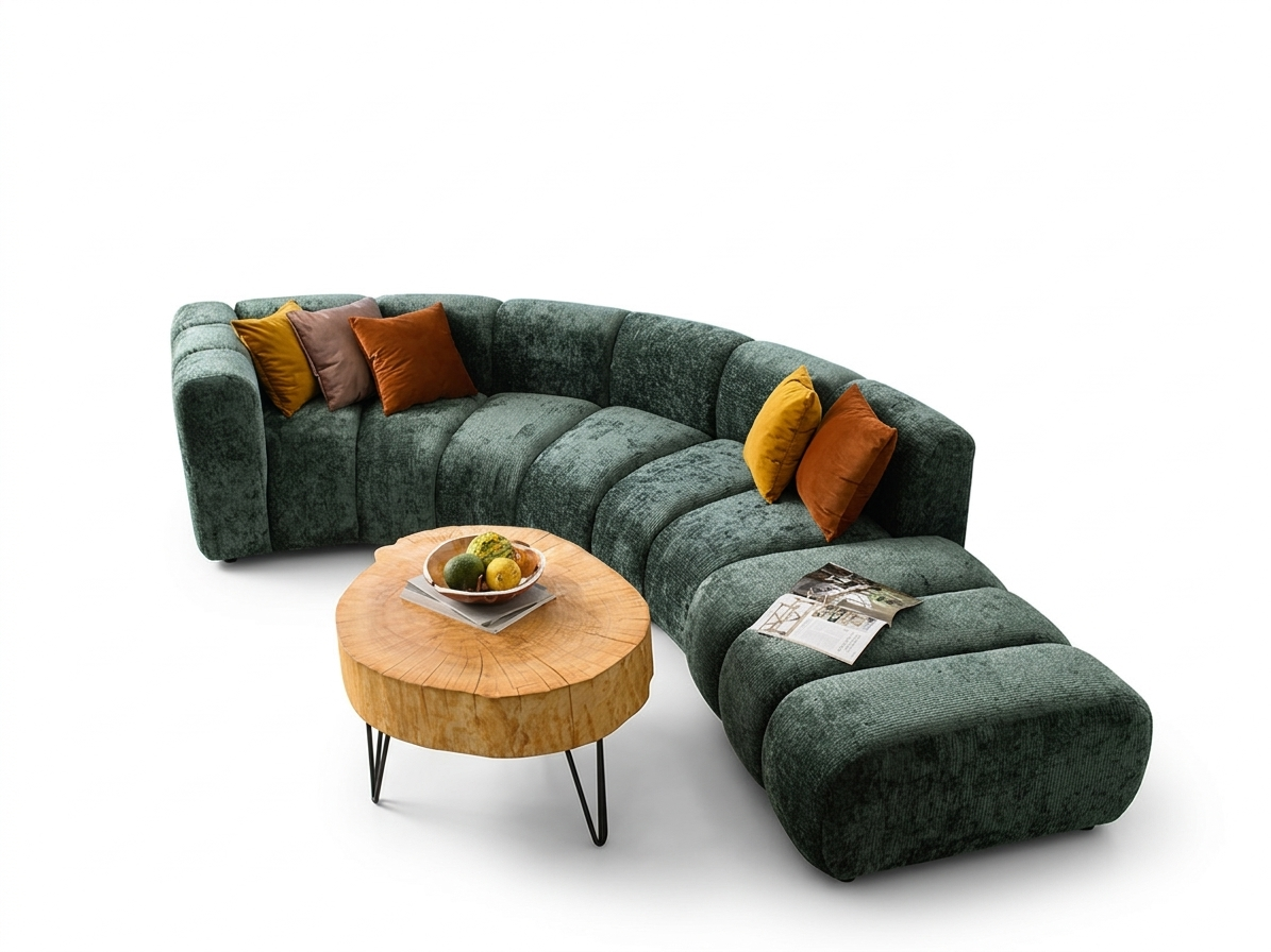 Nowoczesna sofa narożna modułowa tapicerowana Arand RL+R+P