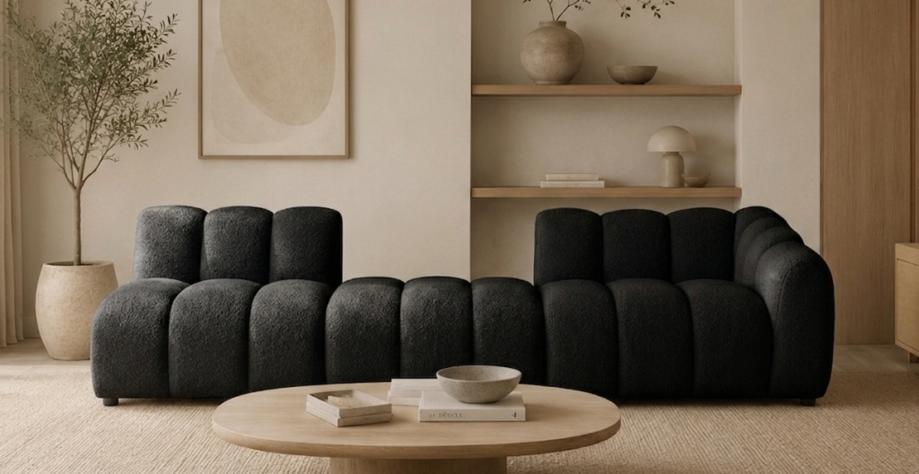 Sofa Modułowa Tapicerowana Arand Line S+P+SP – Duża Trzyelementowa Kanapa Do Salonu