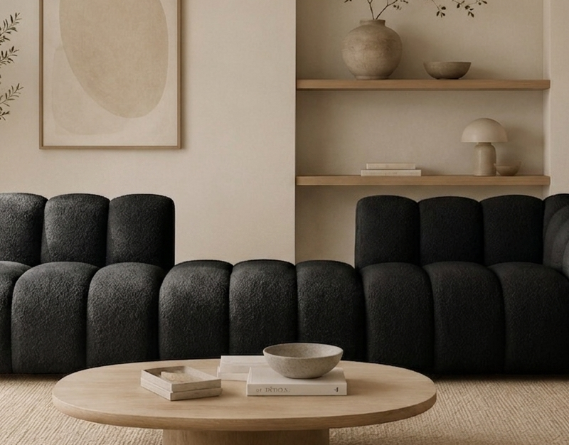 Sofa Modułowa Tapicerowana Arand Line S+P+SP – Duża Trzyelementowa Kanapa Do Salonu