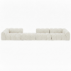 Sofa Tapicerowana Modułowa Arand Line SL+P+S+SP - Duża Kanapa 410 cm z Komfortowym Podłokietnikiem