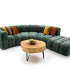 Nowoczesna sofa narożna modułowa tapicerowana Arand RL+R+P