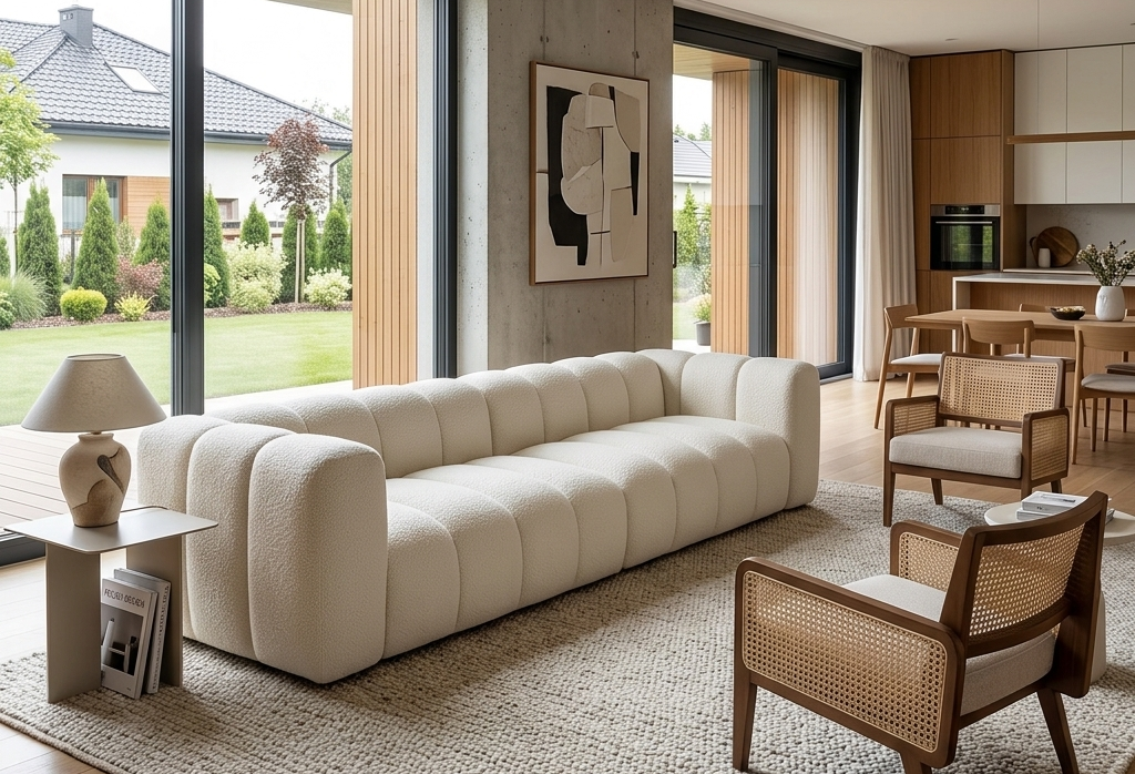 Sofa modułowa tapicerowana Arand SL4+SP4 290cm