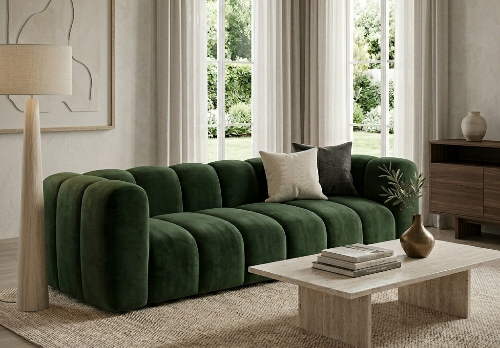 Sofa Modułowa Tapicerowana Arand SL+SP - Kompaktowa Kanapa Prosta Do Salonu