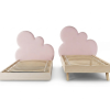 Rosnące Łóżko Dziecięce Chmurka Cloud Legs Basic - Przypodłogowe z Zagłówkiem Chmurką