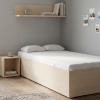Łóżko Dziecięce Sofa Box Basic - Minimalistyczne Drewniane Łóżko Z Pojemnikiem Bez Zagłówka