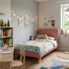 Łóżko Tapicerowane Rosnące Dziecięce Redu Kids Legs Texti