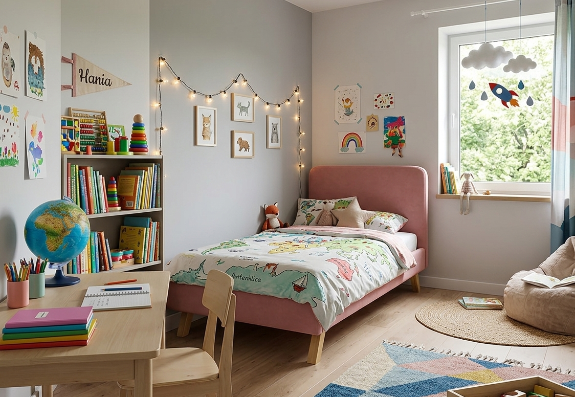 Łóżko Tapicerowane Rosnące Dziecięce Redu Kids Legs Texti