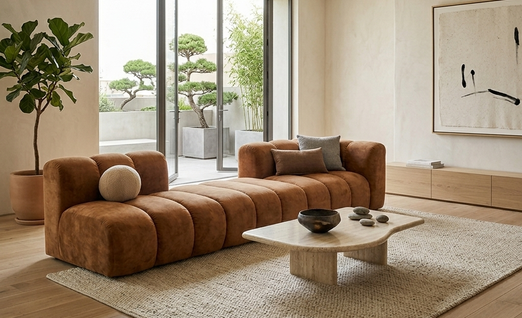 Sofa Modułowa Tapicerowana Arand S+P+SP – Duża Trzyelementowa Kanapa Do Salonu