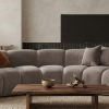 Nowoczesna Sofa Narożna do Salonu Arand Line RL+R+P - Modułowa Tapicerowana Pikowana