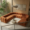 Sofa Pikowana Modułowa Tapicerowana Arand SL+S+SP - Duża Kanapa Do Salonu