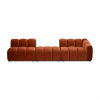 Sofa Modułowa Tapicerowana Arand Line S+P+SP – Duża Trzyelementowa Kanapa Do Salonu