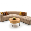 Nowoczesna sofa narożna modułowa tapicerowana Arand RL+R+P