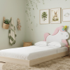Łóżko Dziecięce Unicorn Legs Basic - Rosnące Łóżko Z Zagłówkiem W Kształcie Jednorożca
