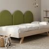 Rosnące Łóżko Dziecięce Sofa Legs Basic - Przytulna Sofa z Tapicerowanymi Panelami