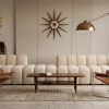 Sofa Tapicerowana Modułowa Arand Line SL+P+S+SP - Duża Kanapa 410 cm z Komfortowym Podłokietnikiem