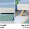 Drewniane Nogi Do Łóżka Dziecięcego - Wymienne Nóżki Legs Basic I Legs Texti