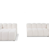 Narożna Sofa Modułowa Tapicerowana Arand Line SZL+SP4 - Nowoczesny Pikowany Narożnik Z Szezlongiem