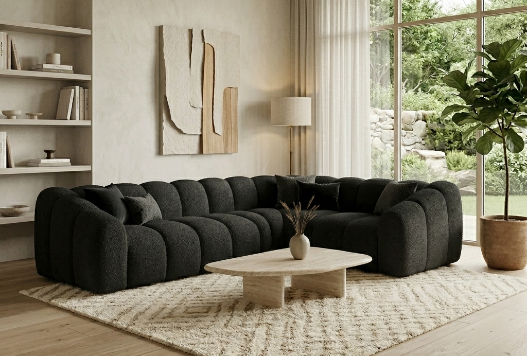 Sofa Modułowa Tapicerowana Arand Line SL4+RS+SP - Nowoczesny Narożnik Do Salonu