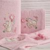 Ręcznik dziecięcy BABY47 różowy 50 X 90 CM – delikatny dla skóry