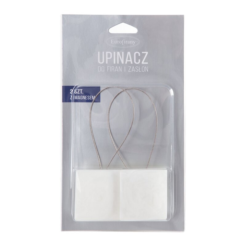 Upinacz magnetyczny biały 6 X 14 cm – szybkie upięcie firan