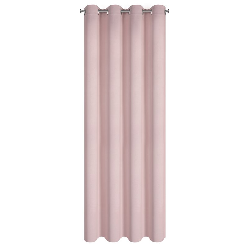 Zasłona gotowa Nerisa pudrowy róż 140 X 250 CM – zapewnia intymność