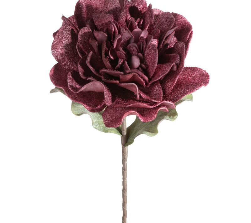 Kwiat dekoracyjny Flore 875 ciemnofioletowy O 25 X 70 CM – idealny do wazonu