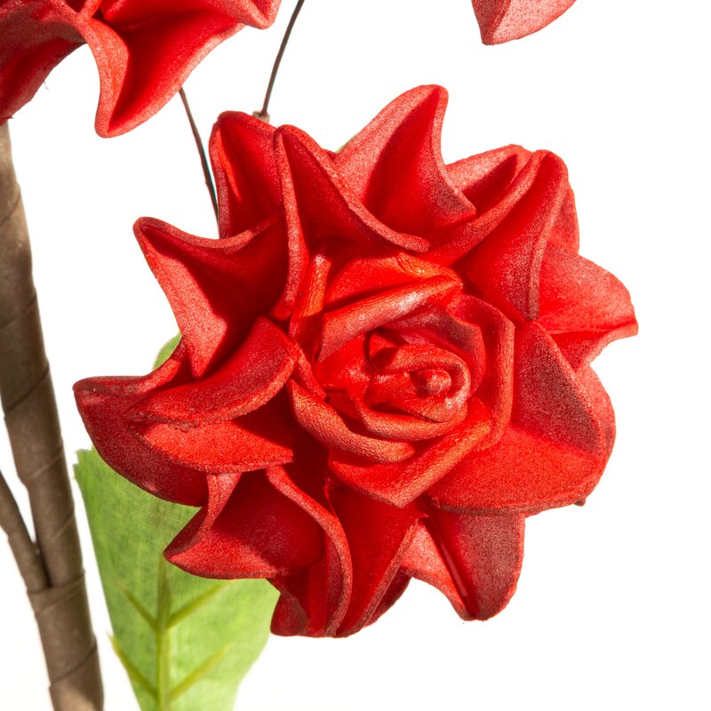 Kwiat dekoracyjny Flore 865 czerwony O 20 X 65 CM – ożywi każde wnętrze