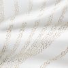 Zasłona welwetowa Blanca z szampańskim nadrukiem biała 140X270 – gotowa do zawieszenia