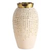 Wazon ceramiczny Ada biały 13 X 7 X 35 CM – na susze i kwiaty