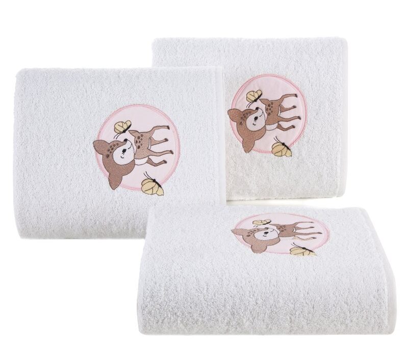 Ręcznik dziecięcy BABY52 biały 50 X 90 cm – miękki i delikatny