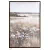 Obraz ręcznie malowany krajobraz beżowy 60 X 90 cm – wprowadza spokój natury