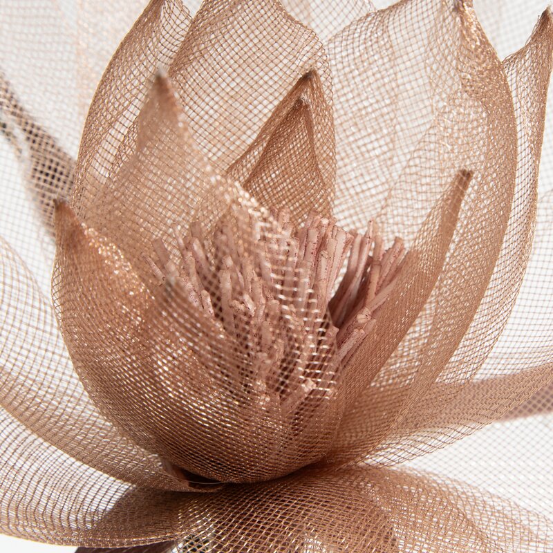 Kwiat organza Organza 2 brązowy O 35 X 90 CM – do wazonu i kompozycji