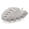Patera ceramiczna KARLO (01) srebrna 25 X 19 X 4 CM – do biżuterii i dekoracji