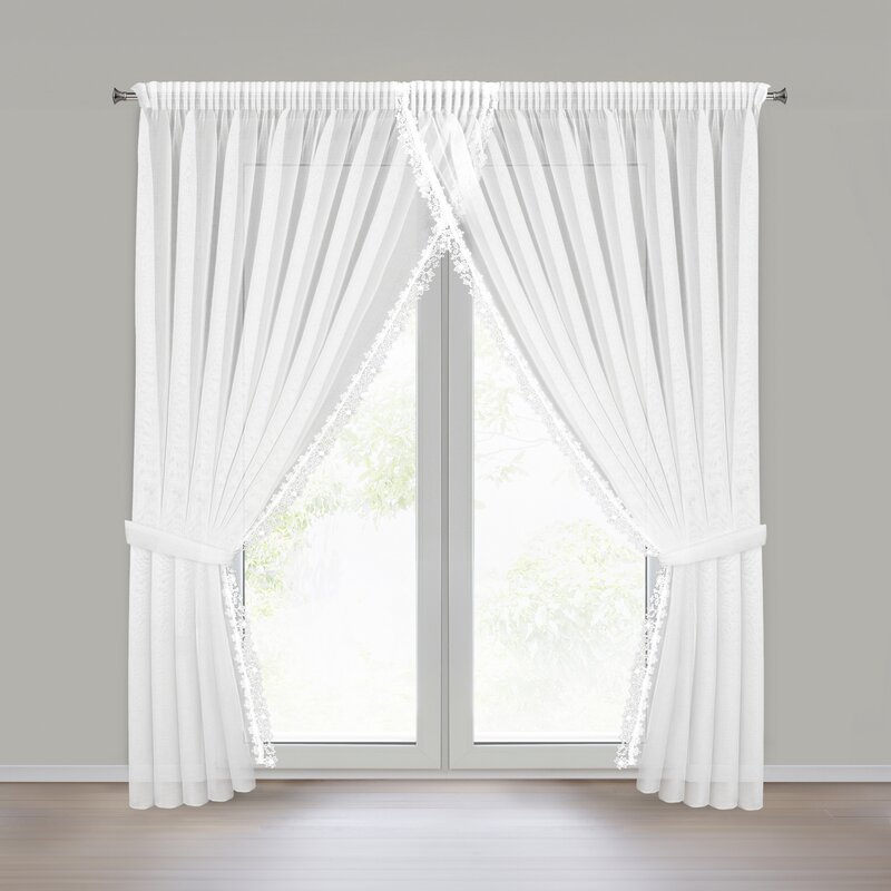 Firana gotowa Artemida 1 biała 400 X 250 cm – rozświetla wnętrze