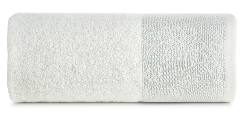 Ręcznik żakardowy Tulia biały 70 X 140 cm – miękki i chłonny