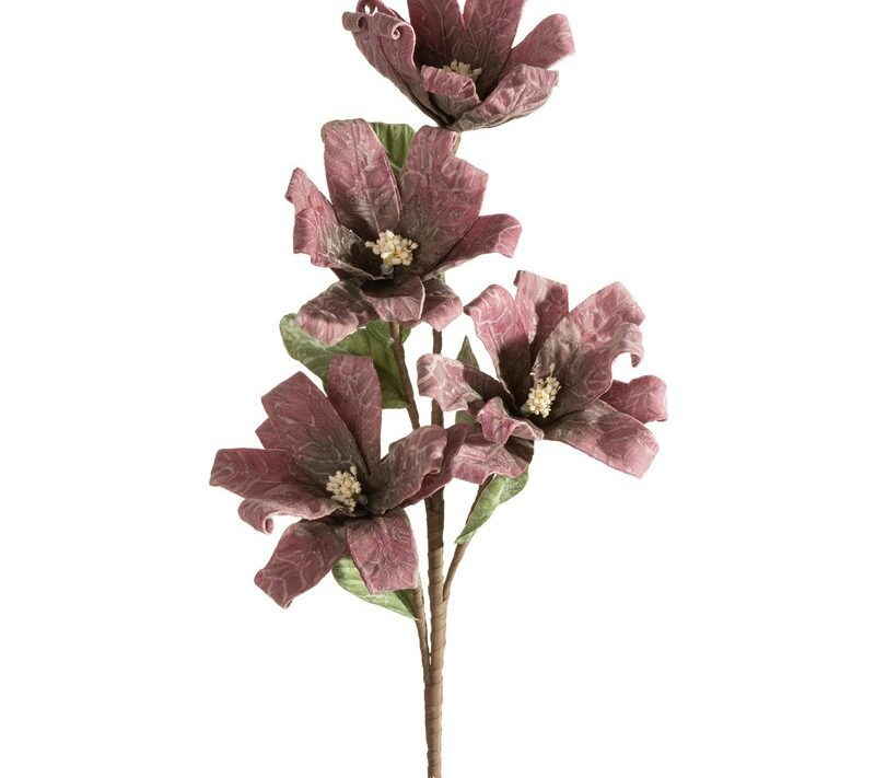 Kwiat dekoracyjny Flore 868 ciemnofioletowy O 20 X 70 CM – ożywia wnętrze