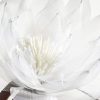 Kwiat z organzy 2 biały O 35 x 90 cm – idealny do wazonu