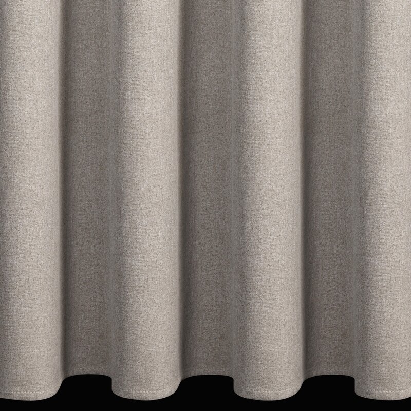 Zasłona gotowa Zoey ciemnobeżowa 140 X 270 cm – 100% zaciemnienia