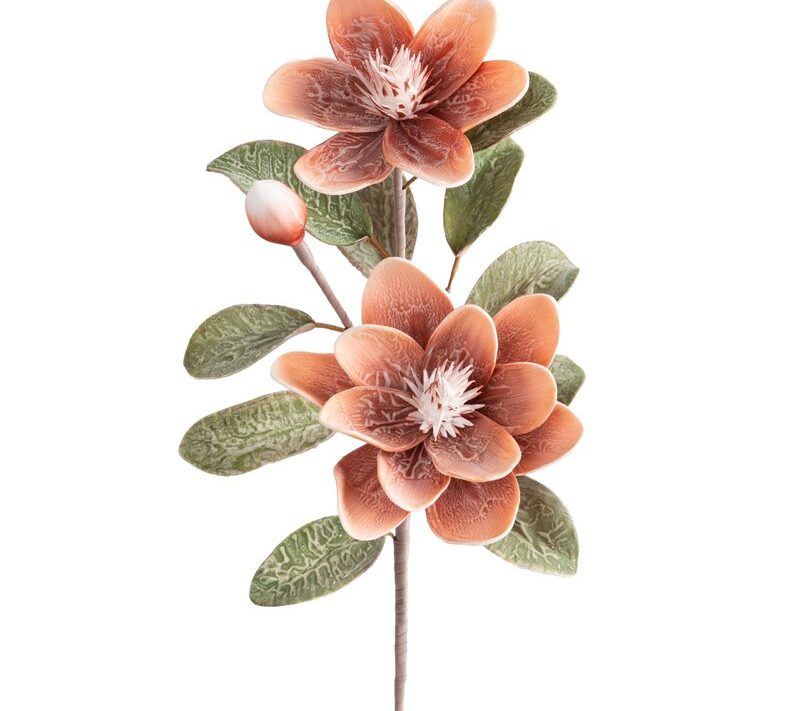 Kwiat sztuczny Flore 847 pomarańczowy O 14 X 75 CM – wprowadza ciepło i urok