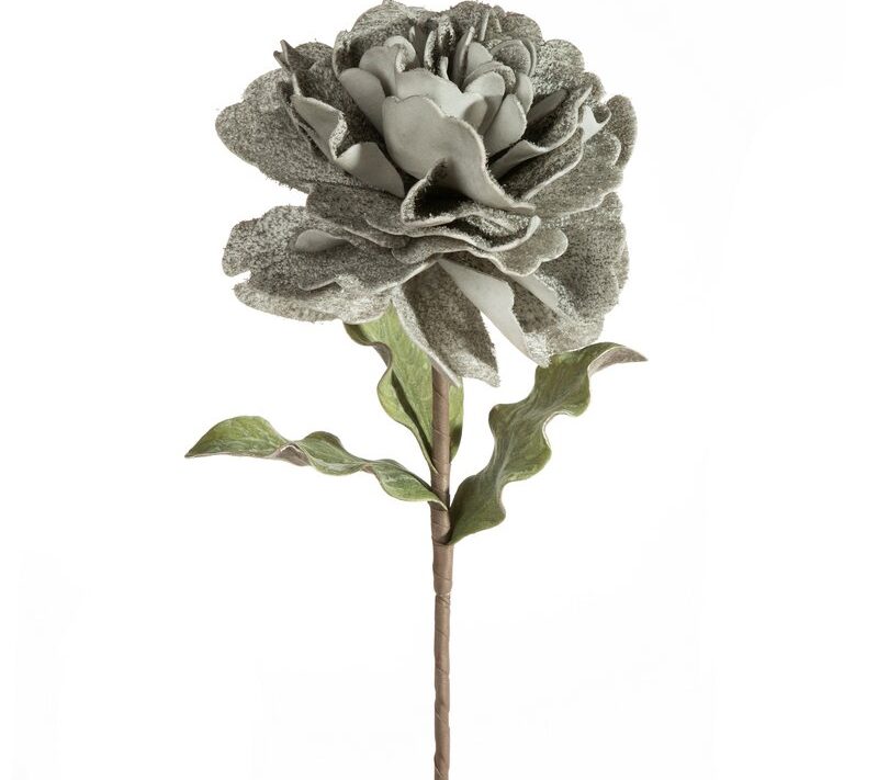 Kwiat dekoracyjny Flore 874 popielaty O 25 X 75 CM – idealny do wazonu
