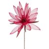 KWIAT ORGANZA 3 O 35 X 65 CM BORDOWY
