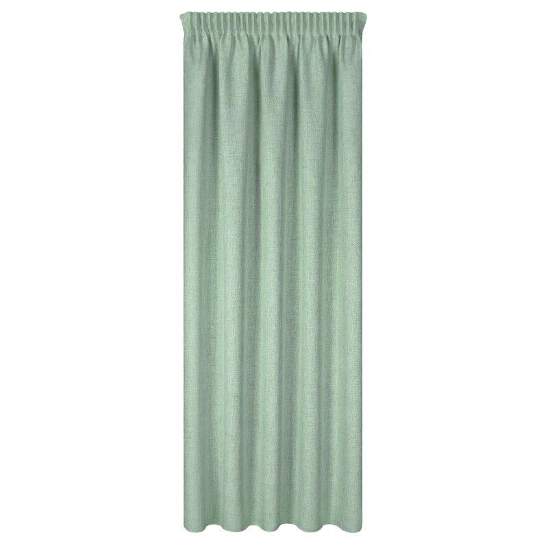 Zasłona gotowa Jula2 ciemnozielona 140 X 270 cm – zapewnia prywatność