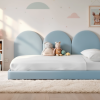 Rosnące Łóżko Dziecięce Sofa Legs Texti – Stylowa Sofa z Tapicerowanymi Panelami